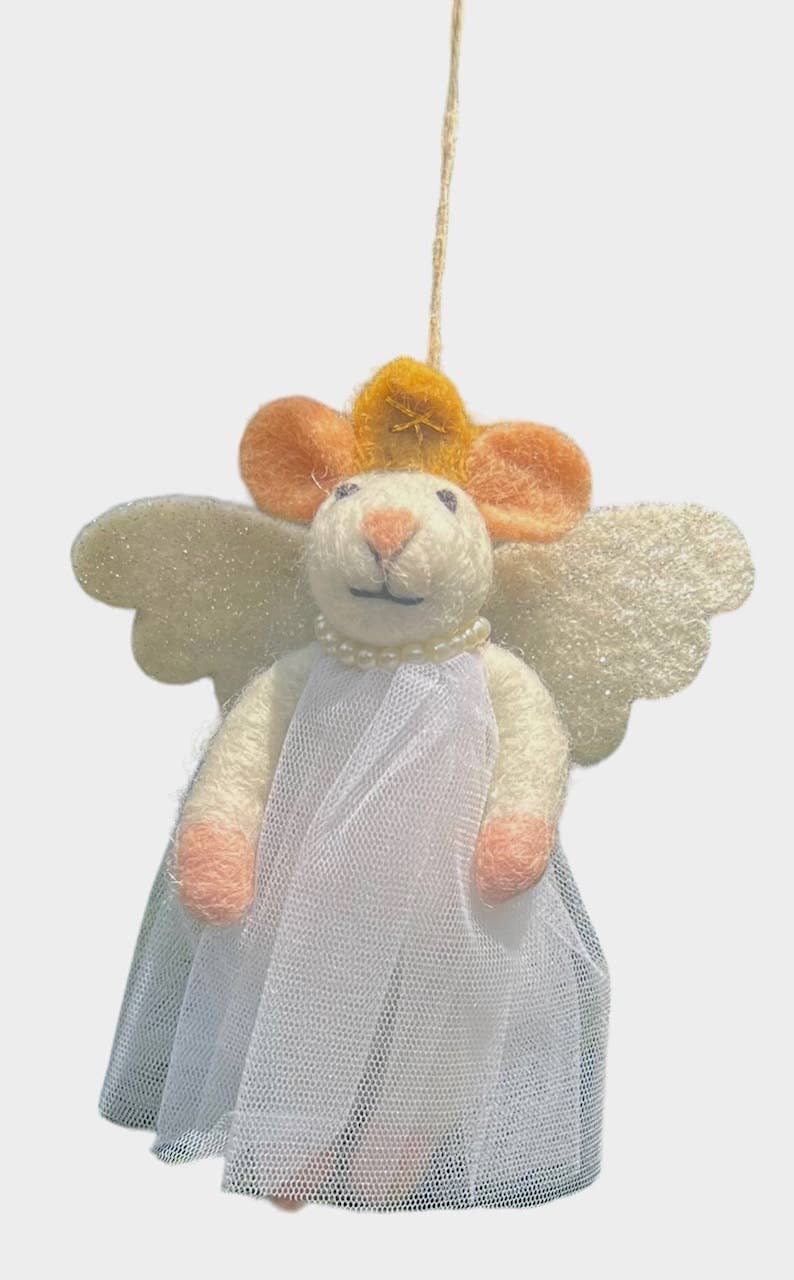 Giftsland - Wholesale Ornament - Felt ornament, mice fairy 0