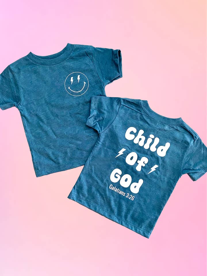Gracie's Closet - Wholesale Screen Printed T-Shirt - Kids - Child of God Tee - Toddler3
