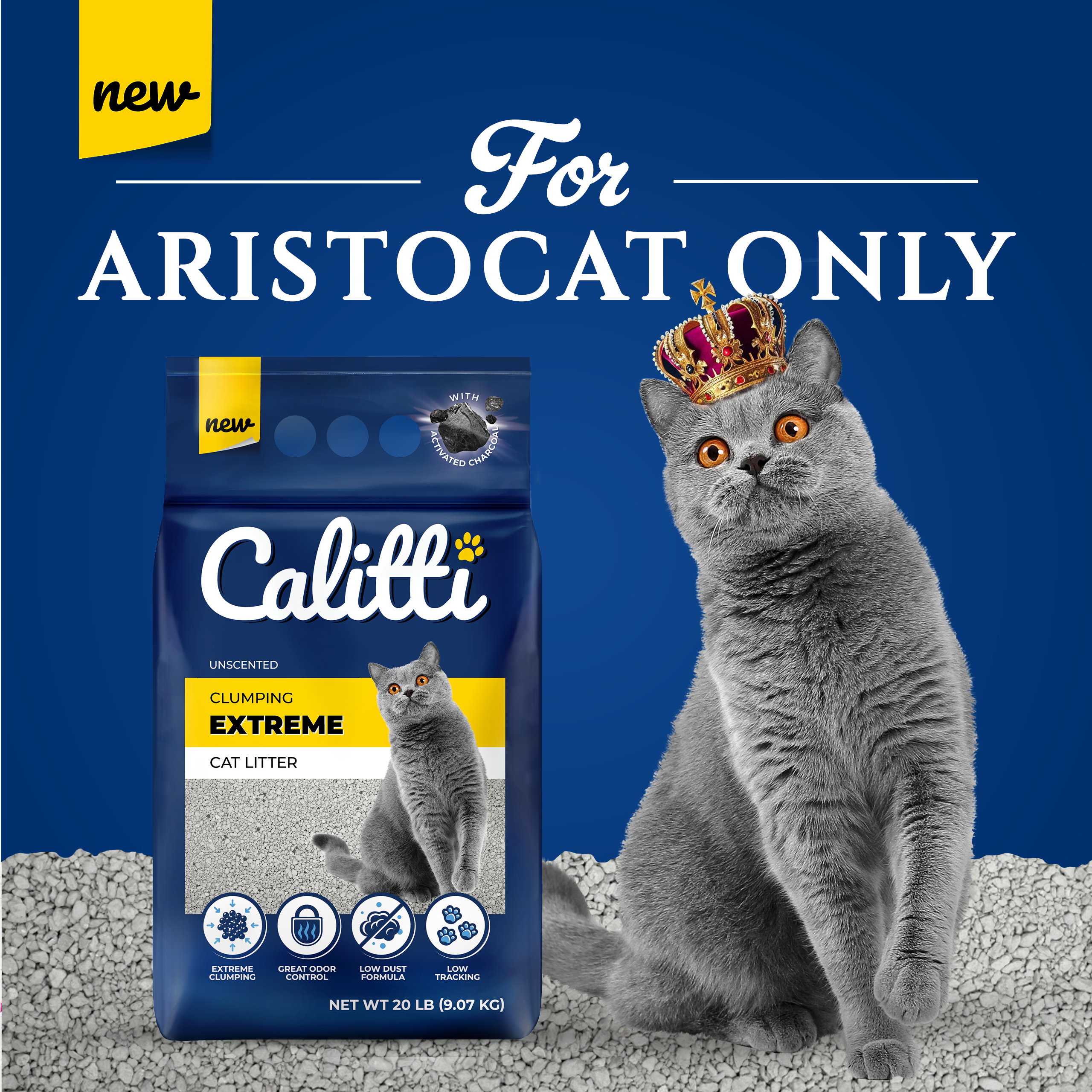 Calitti - Wholesale Cat Litter - Calitti EXTREME 20 lb Unscented Clumping Clay Cat Litter2