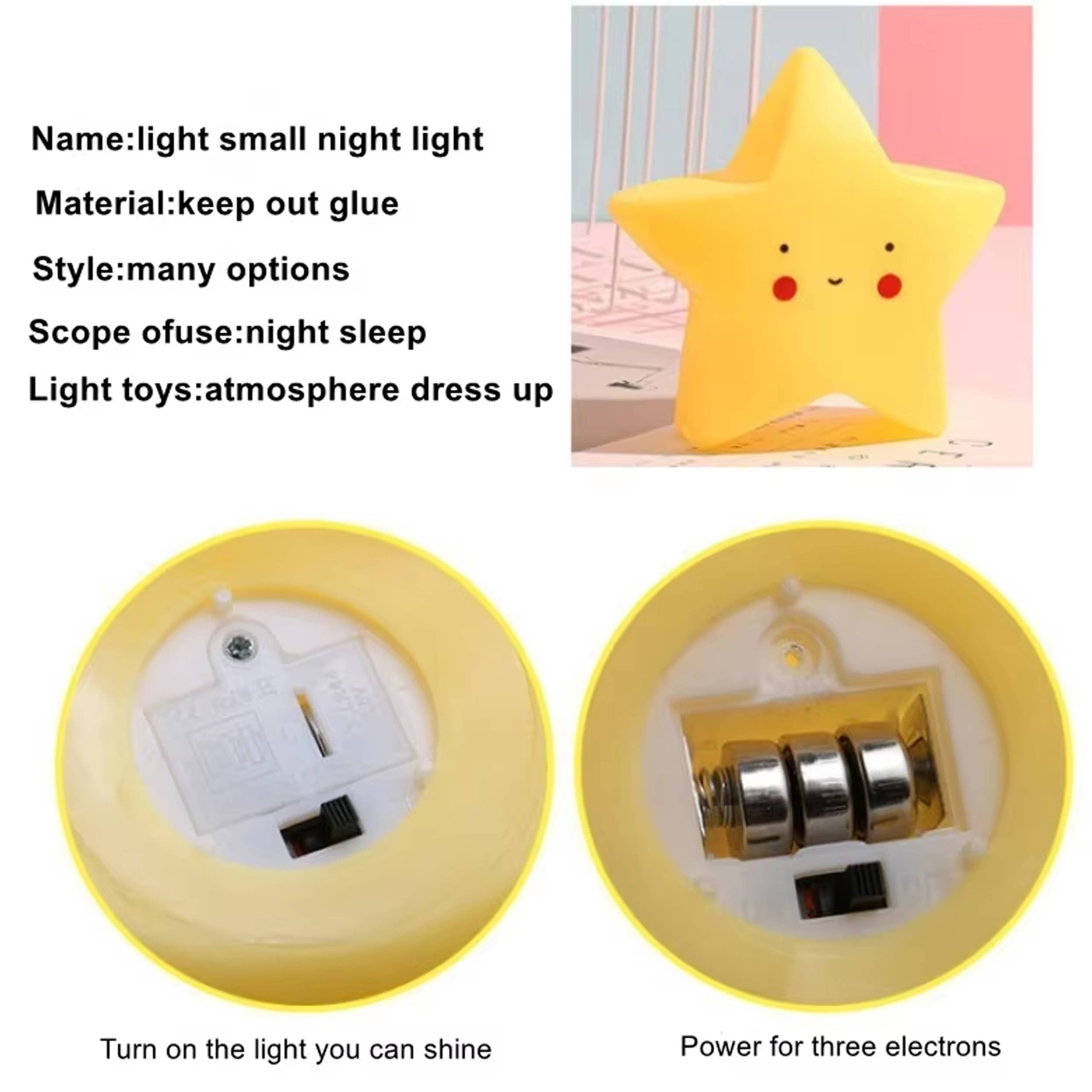 La Bella Monte - Wholesale Night Light - Kids & Baby - Night Light LED Cartoon Lamp for Holiday Décor - Assorted5