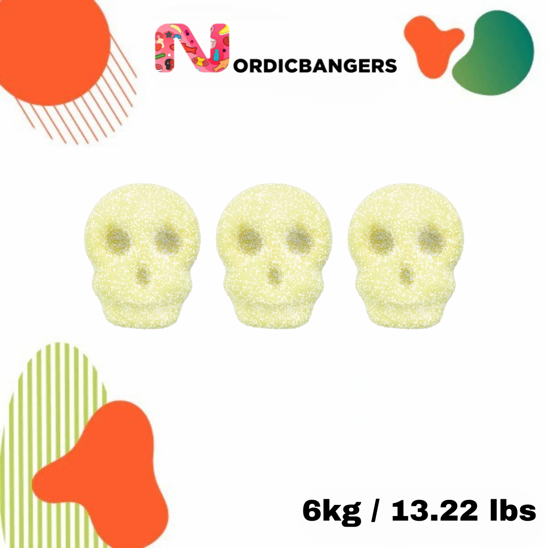 Nordicbangers - Swedish Candy Supply - Wholesale Gummy - Skumiga Tropiska Skallar - Svenskt Godis2