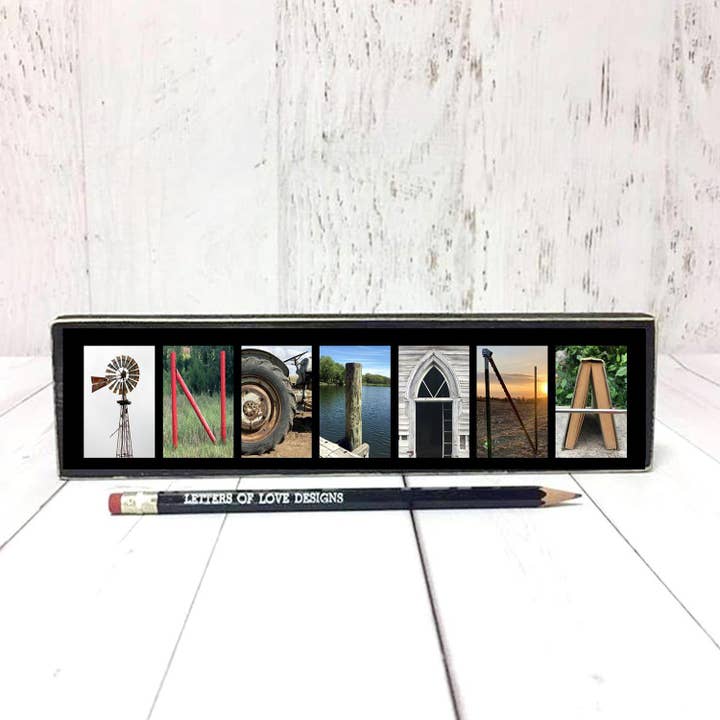 Indiana Sign – Rustic Handmade State Gift & Souvenir Decor for wholesale by Letters Of Love Designs