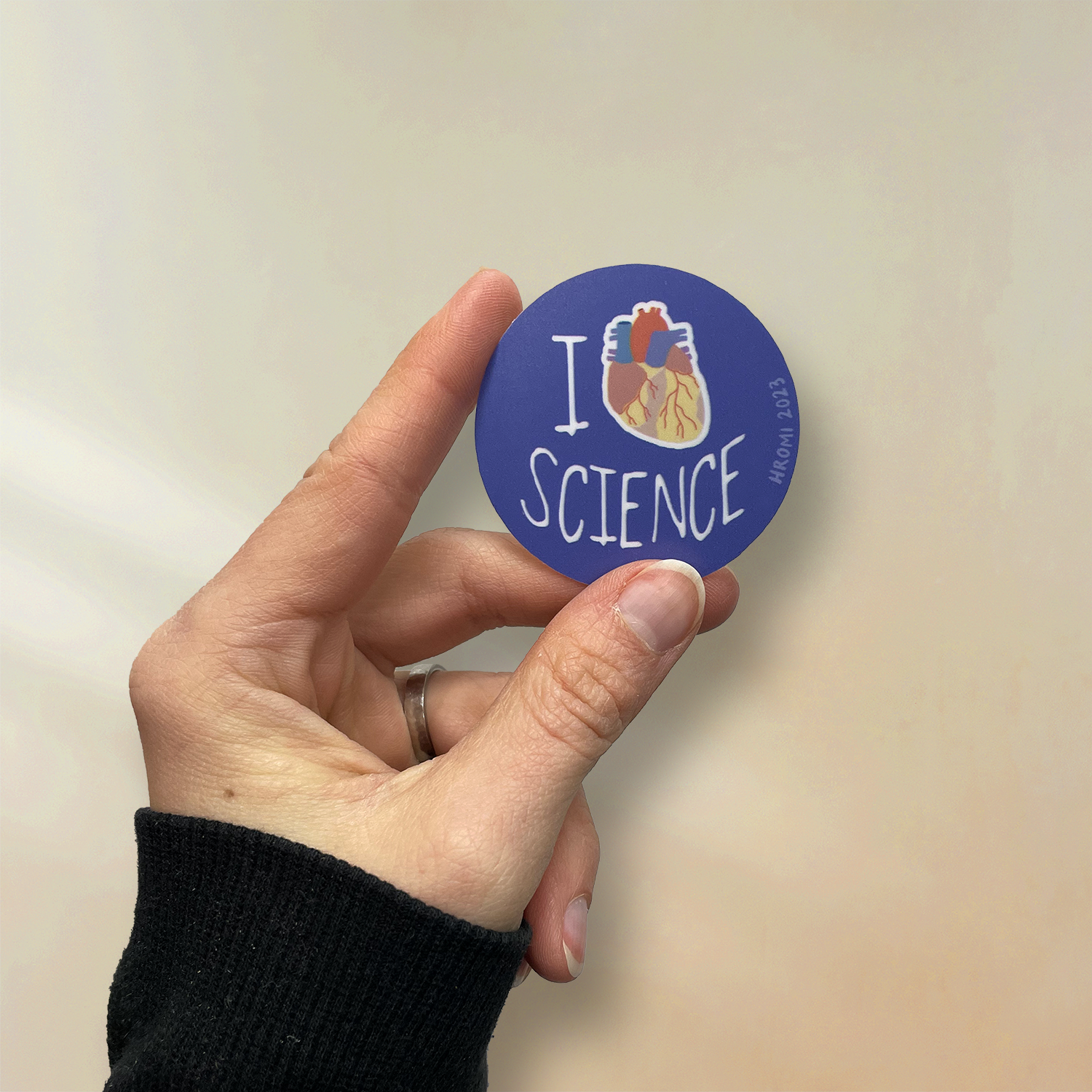 Studio Hromi - Wholesale Sticker - I Heart Science sticker2
