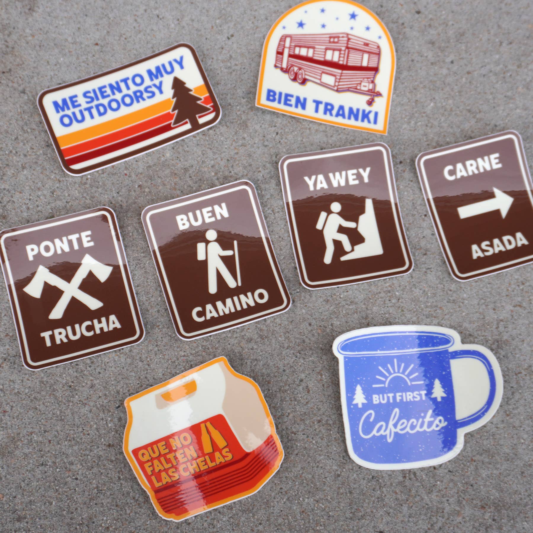 Erica Alfaro Designs - Wholesale Sticker - Que No Falten Las Chelas Retro Cooler Vinyl Sticker3