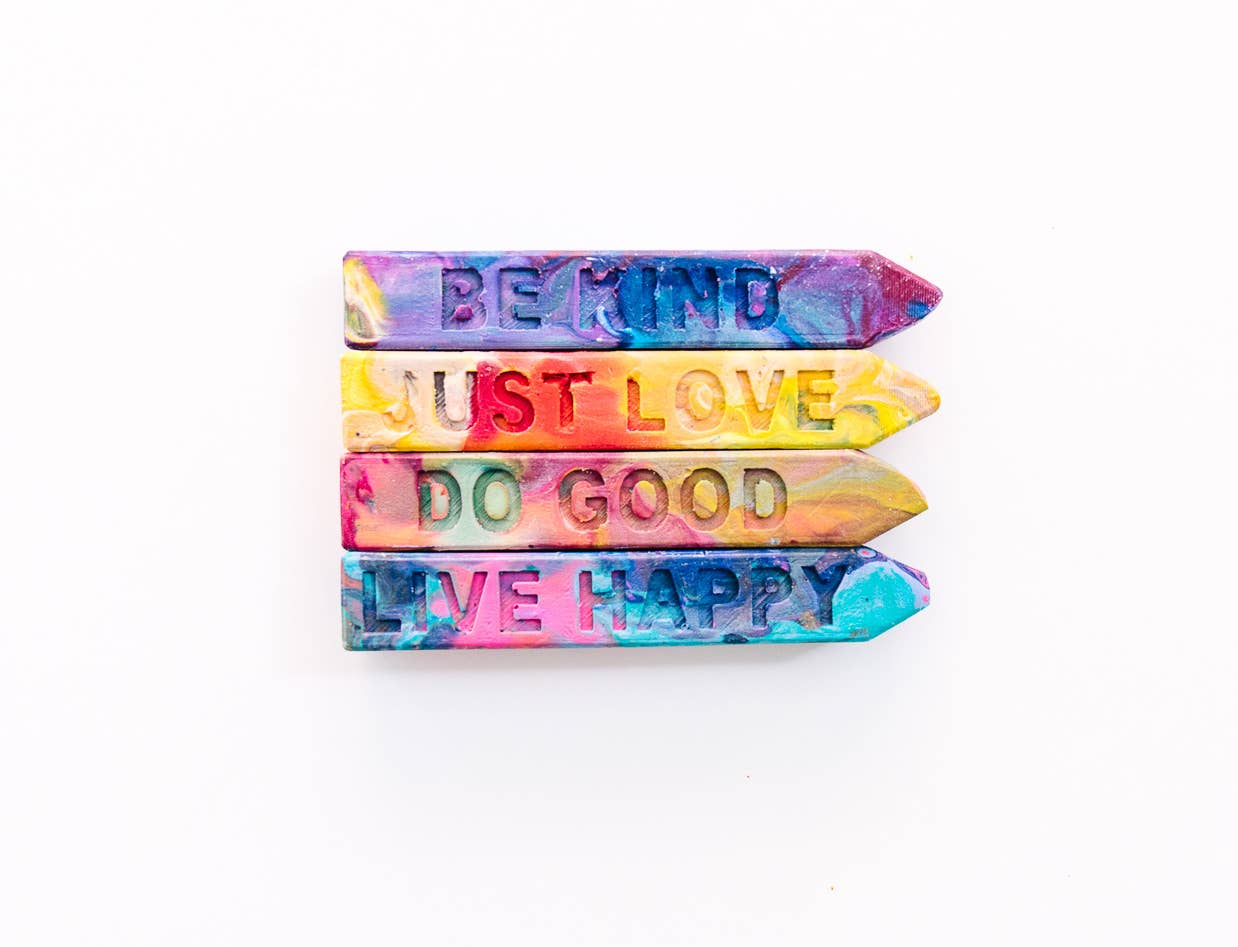 Art 2 the Extreme® - The Original Rainbow Crayon® - Wholesale Crayons - Kids & Baby - Rainbow Crayon Kindness Collection - Mini Crayon Stix® 4 pk