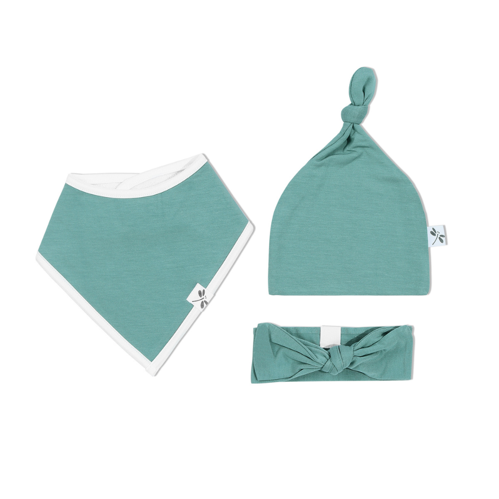 Lilulila - Wholesale Fashion Headband - Baby - Cinta de bambú menta oscura3
