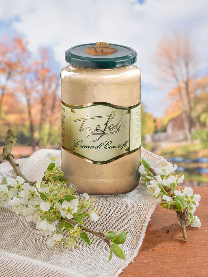 Crema Di Carciofi 500g per la vendita all'ingrosso da parte di ANTICO PASTIFICIO TEALDI SRL (Tealdi)