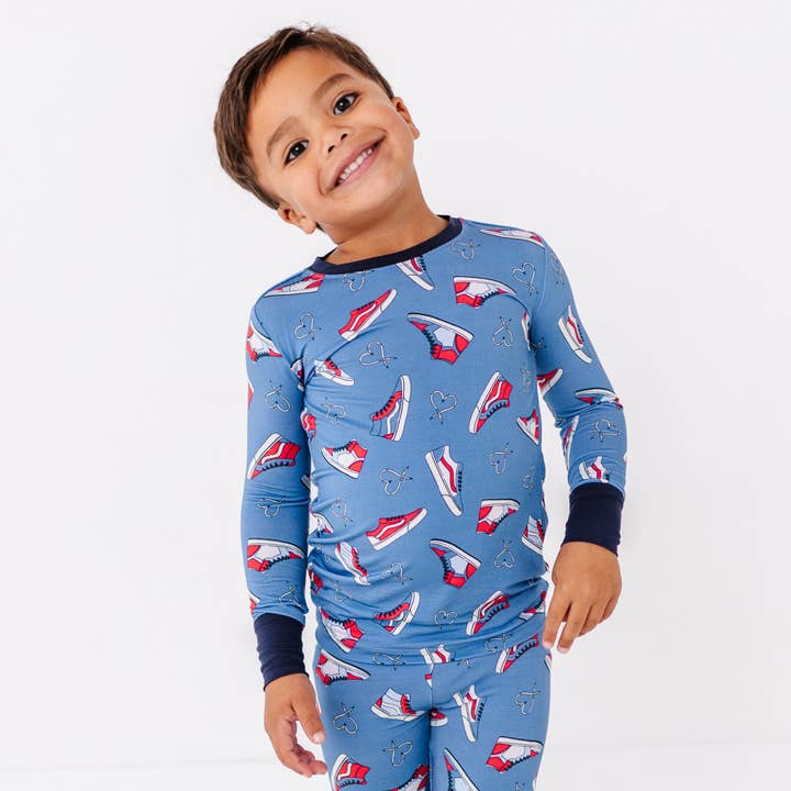 Sneaker Sweethearts Kids Pajamas for wholesale by Kiki + Lulu