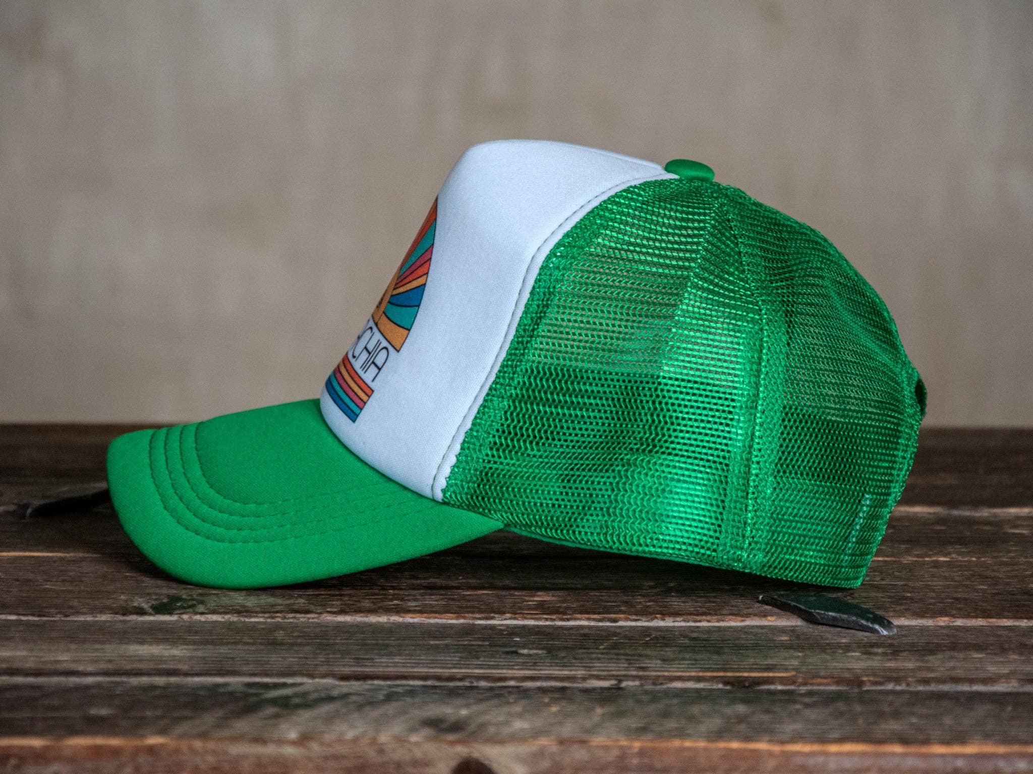 In Blue Handmade - Wholesale Trucker Hat - Women's - Ready to Ship | Trucker Hat | Hand Printed | Shackin' Up In Appalachia5