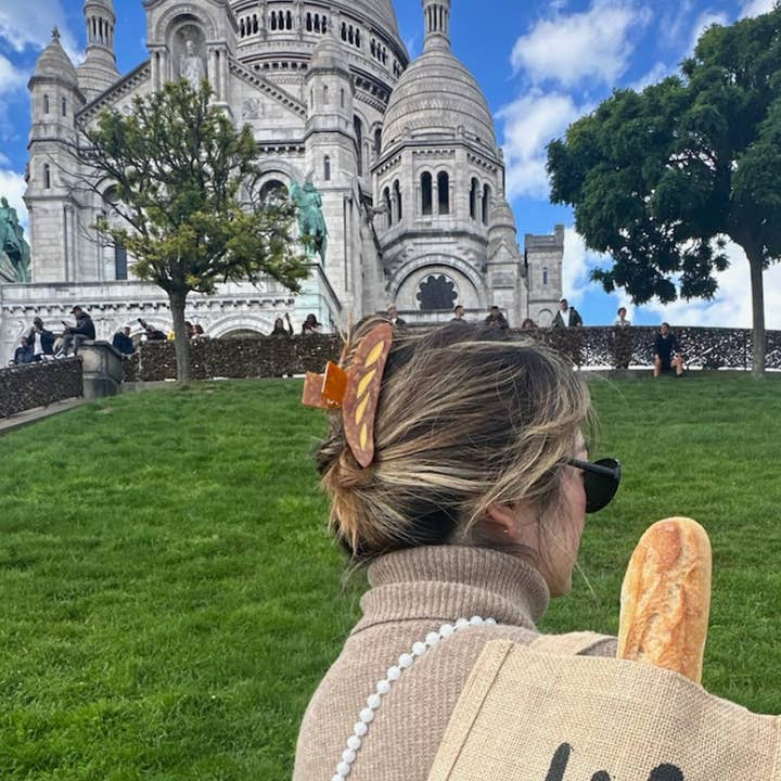 Solar Eclipse - Venta al por mayor Horquilla para el pelo - Mujer - Pinza para cabello con diseño de baguette francesa pintada a mano | Solar Eclipse2