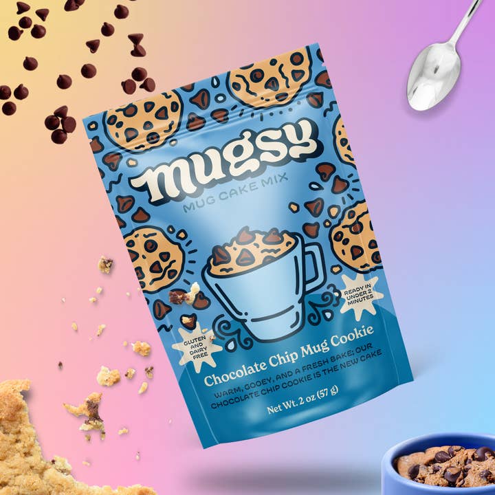 Chocolate Chip Mug Cookie Mix (24 count) for wholesale by Mugsy Bakes