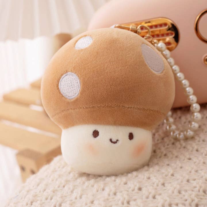 Funkyrel® Atzbranding Limited - Wholesale Keychain - Women's - Koco - Macaron-Colored Mushroom Keychain