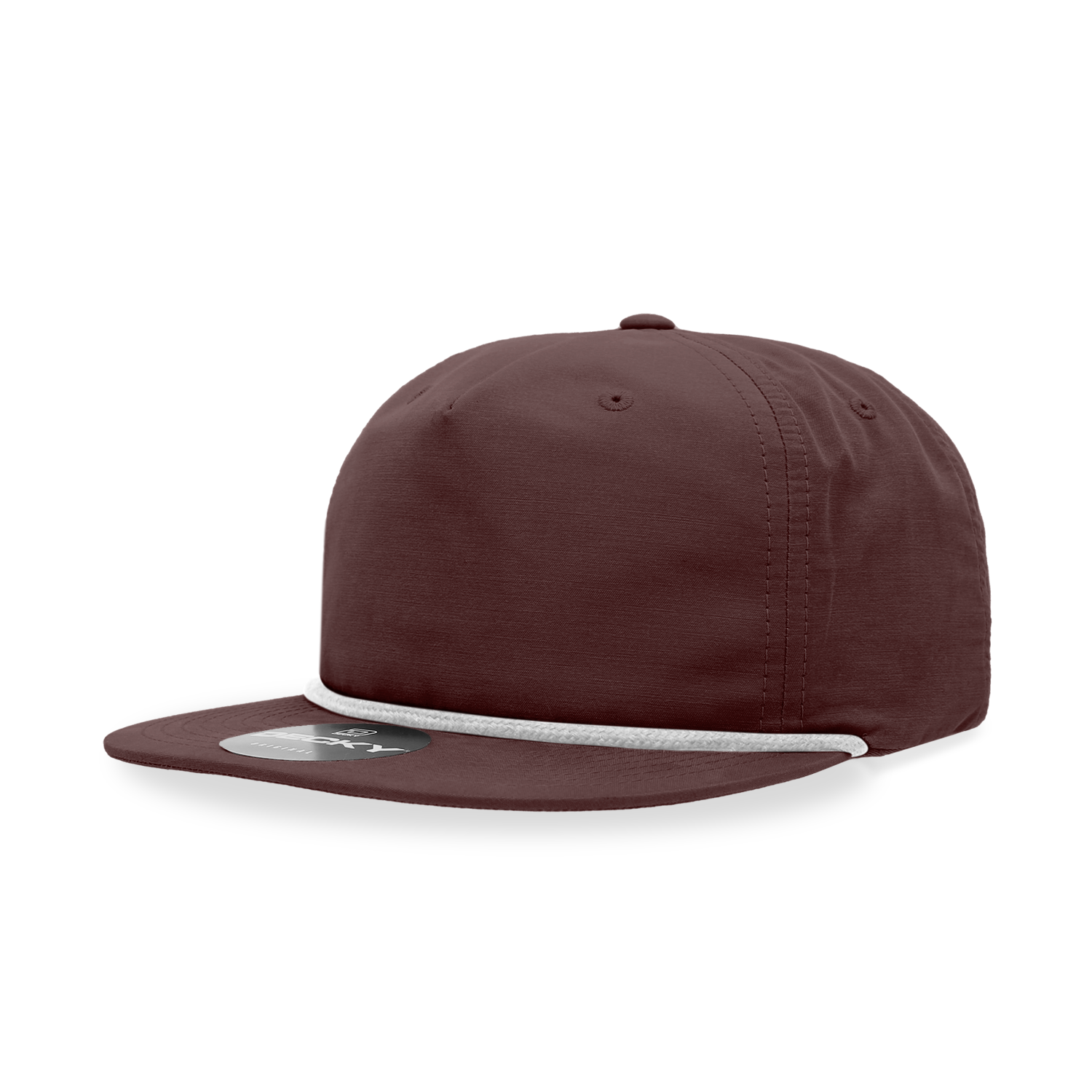 The Park Wholesale - Wholesale Flat Brim Cap - Unisex - Decky 6032 Classic Rope Cap, 5 Panel Flat Bill Hat, Snapback18