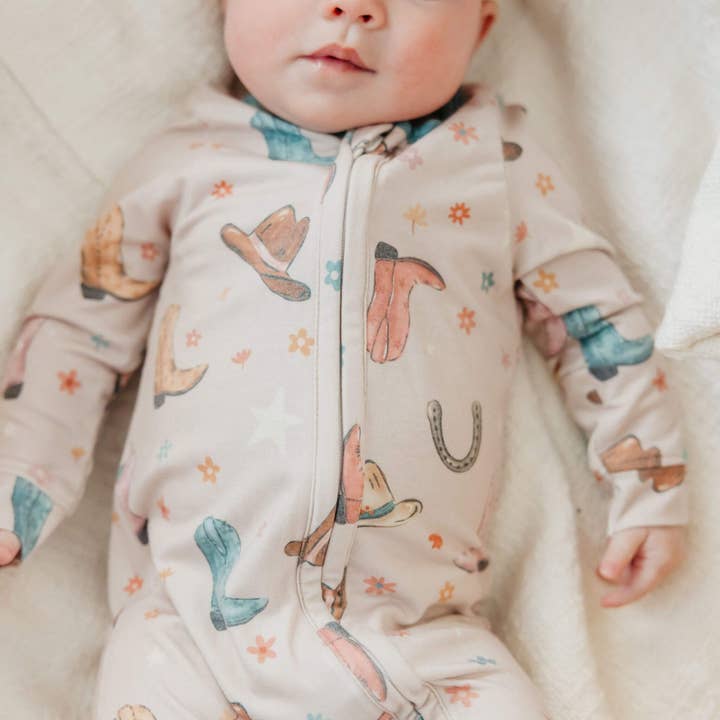 Copper Pearl - Wholesale Sleepsuit - Baby - Zip-Up Footie Pajama - Cheyenne3