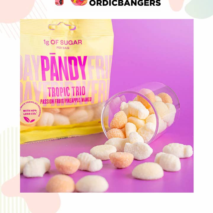 Swedish Candy - PÄNDY TROPIC TRIO 50G för wholesale av Nordicbangers - Swedish Candy Supply