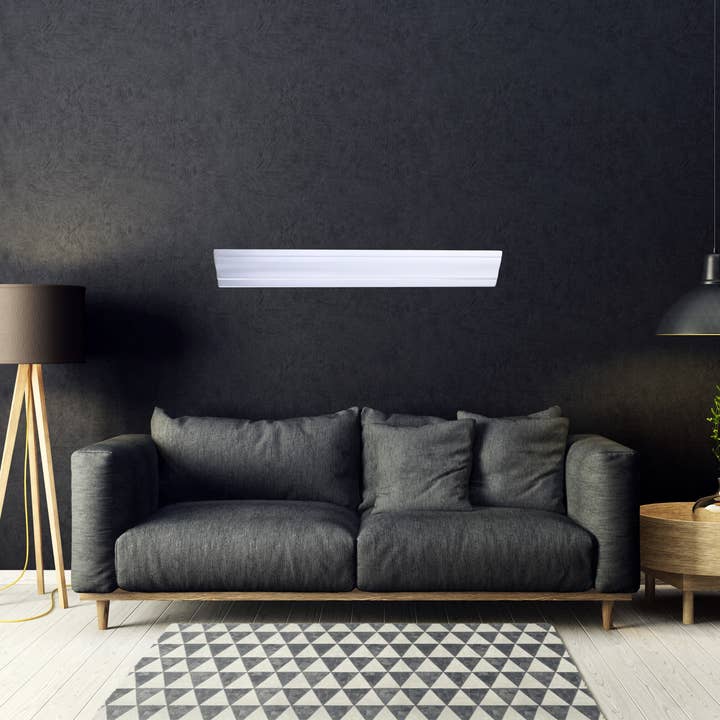 37" Floating Lexington White Shelf 3.25" Tall, 6.75" Deep for wholesale by American MainStreet Products LLC