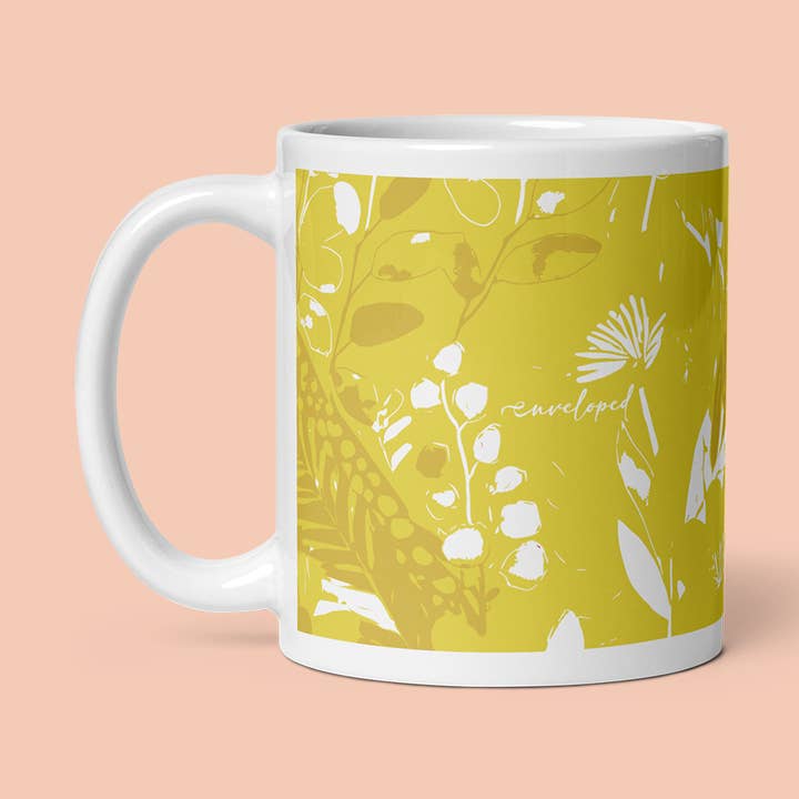 Mug Taza Lys gul Ensfarvet for engroshandel hos Enveloped