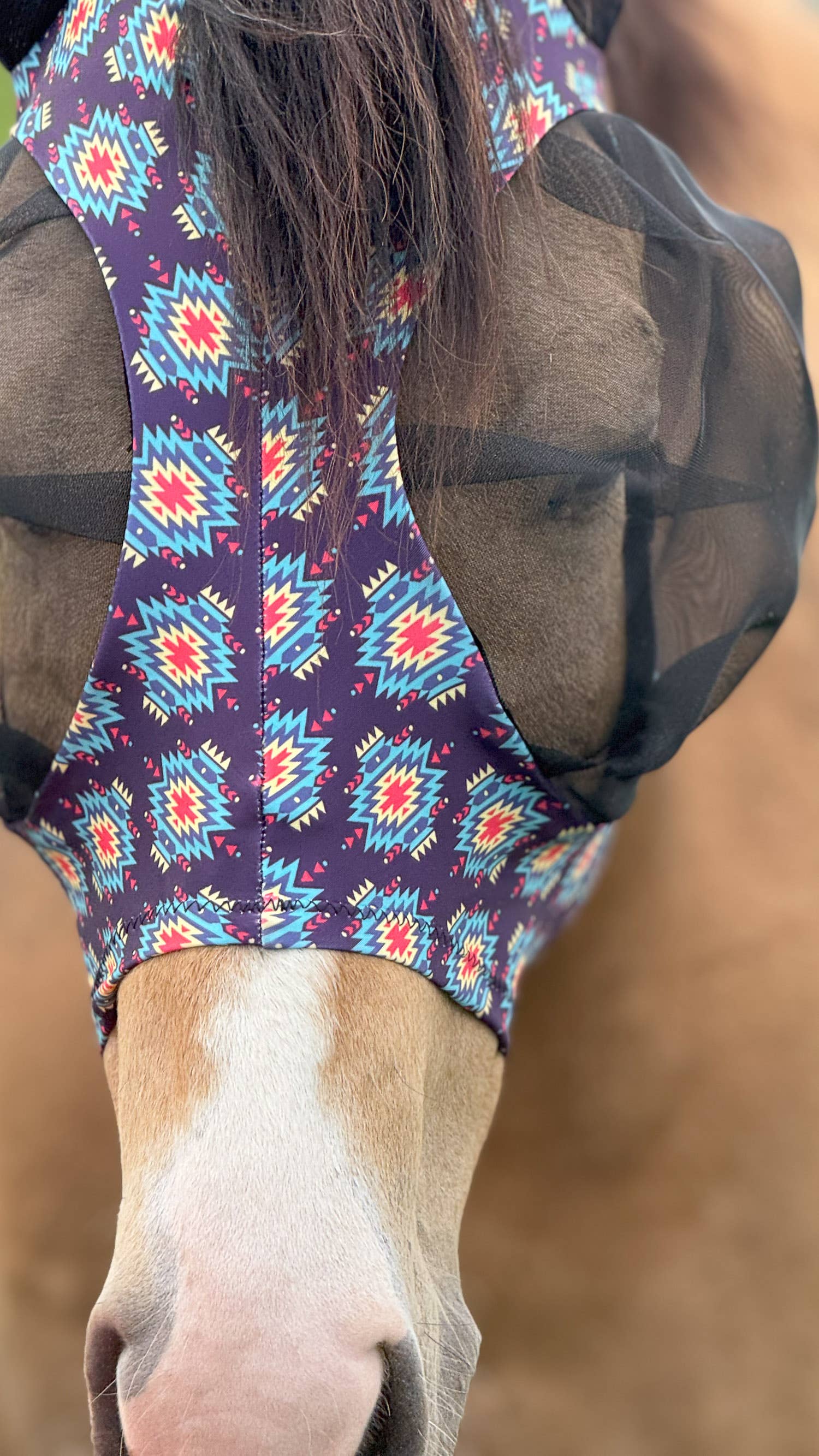 Schulz Equine - Wholesale Horseback Riding Gear - Lycra Fly Mask6