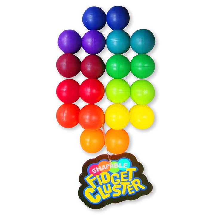 Novelty Closeout - Wholesale Fidget Toy - Kids - So Much Fun! Shapeable Fidget Cluster Toy - 12/Pack1