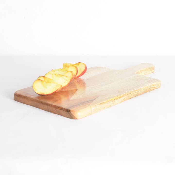 Paddle Acacia Wood Chopping Board for wholesale by IndieRoots