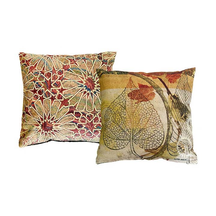 NIN-NIT Leef-structure S, sierkussen, 2 prints, 1 kussen for wholesale by NIN-NIT