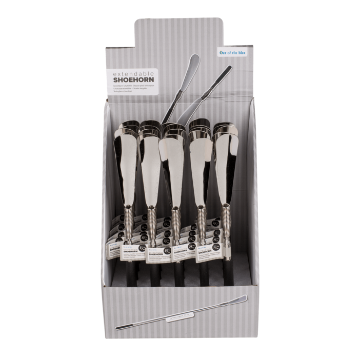 Out of the blue KG – wholesale Skohorn - Unisex – Uttagbar skohorn i metall, cirka 77 cm1