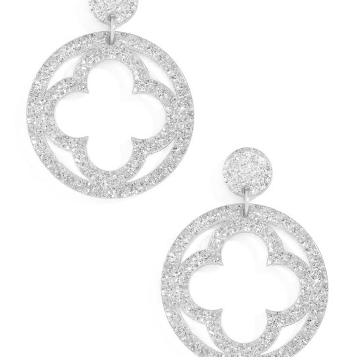 ZENZII Jewelry - Wholesale Dangle Earrings - Open Clover Drop Earring33