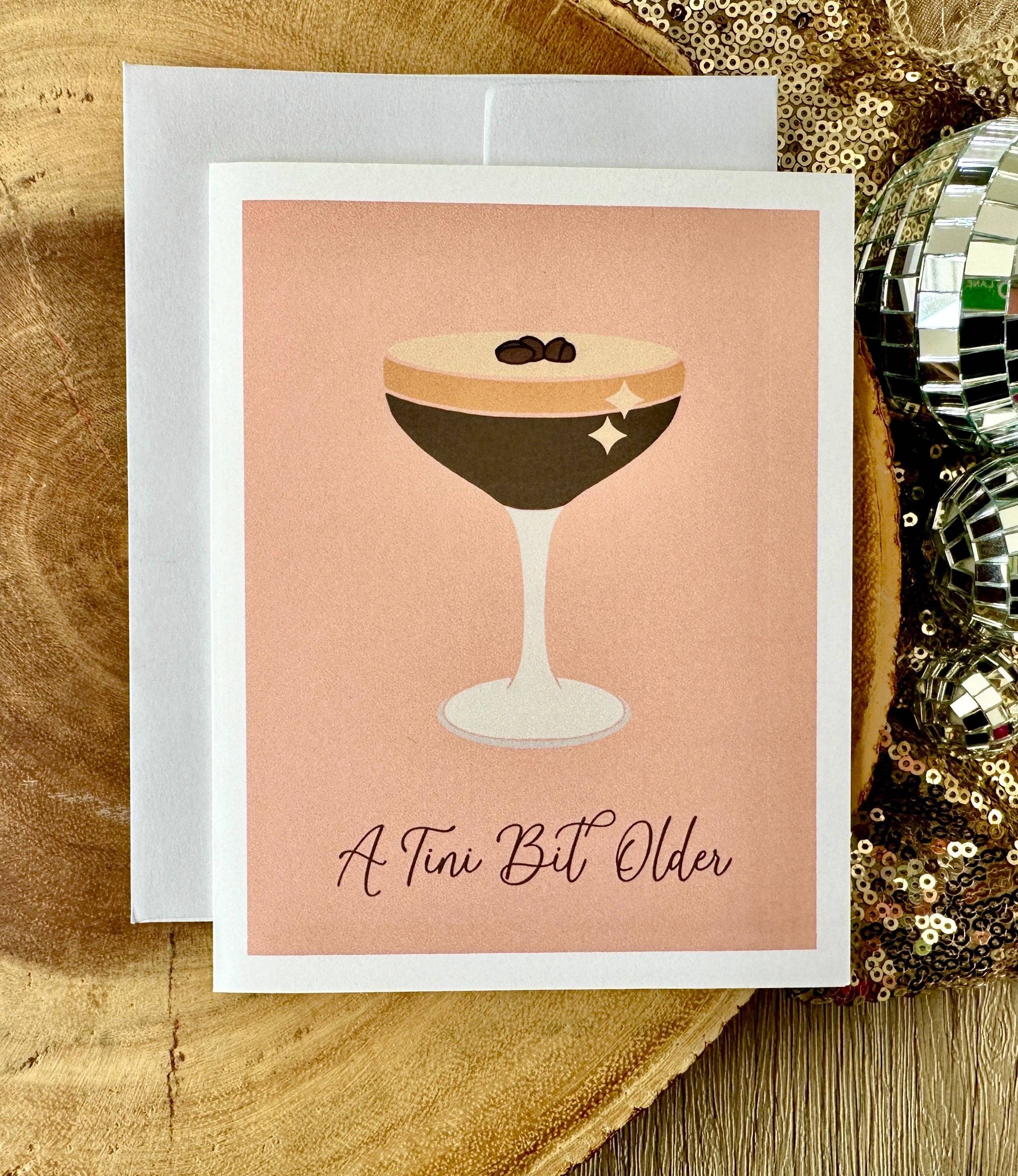 The Haus of Holly - Wholesale Birthday Card - A TINI BIT OLDER CARD0