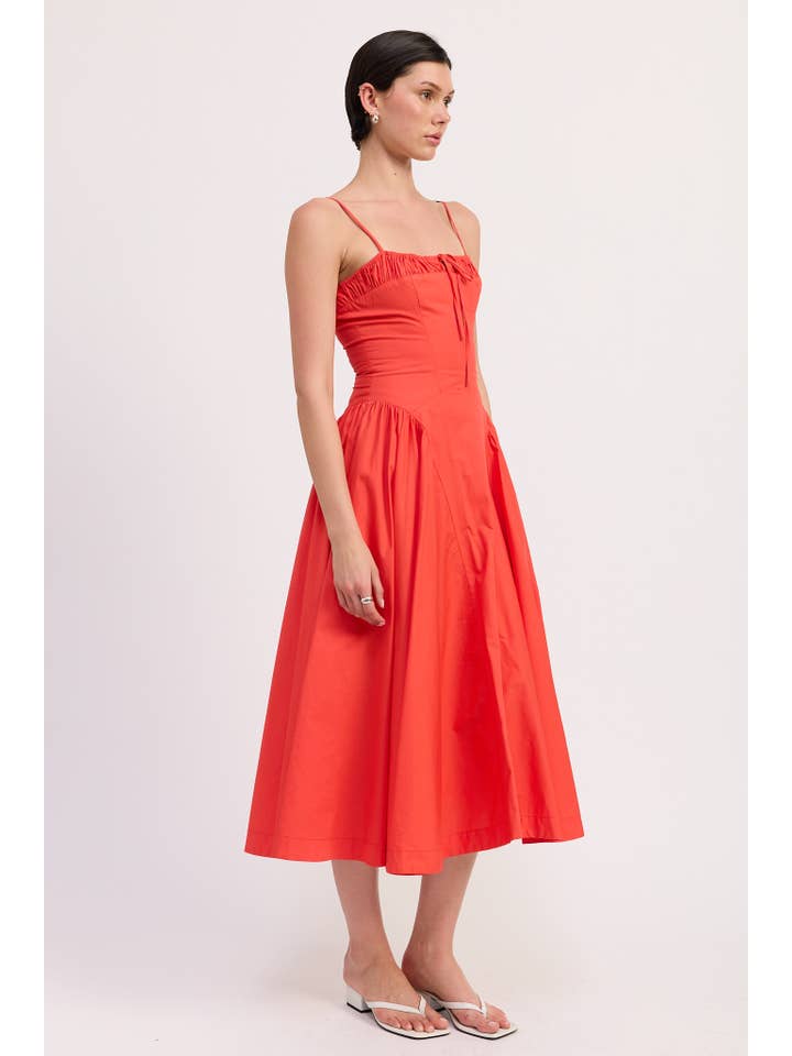 Emory Park - Wholesale Dress - Women's - CORSET BUSTIER MIDI A LINE DRESS14