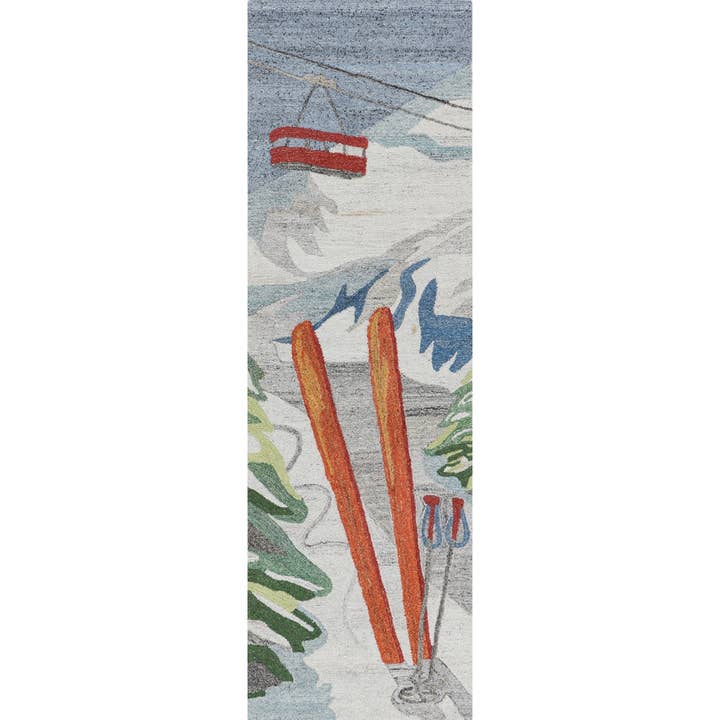 Company C - Wholesale Area Rug - Powder Day Ski Accent Rug