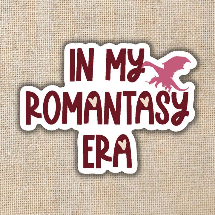 In My Romantasy Era Sticker for wholesale by Kingdom of Threads