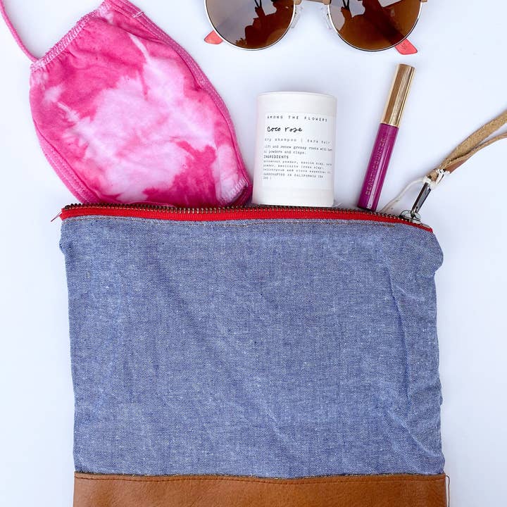 Vaalbara - Wholesale Clutch Bag - Women's - Chambray Clutch1