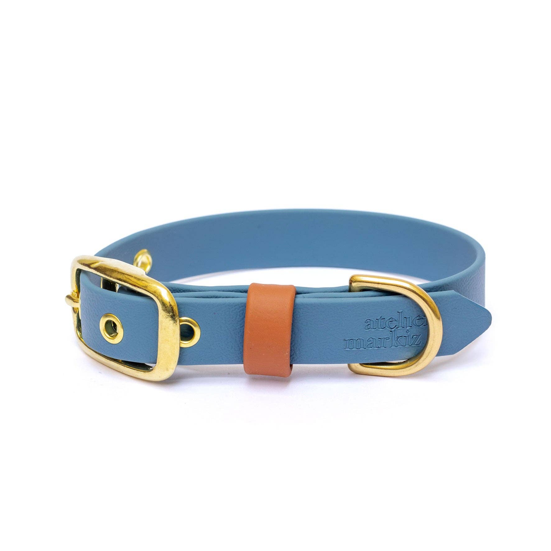 Atelier Markiz - Wholesale Pet Collar - Dog - Petrol Blue Waterproof Necklace0