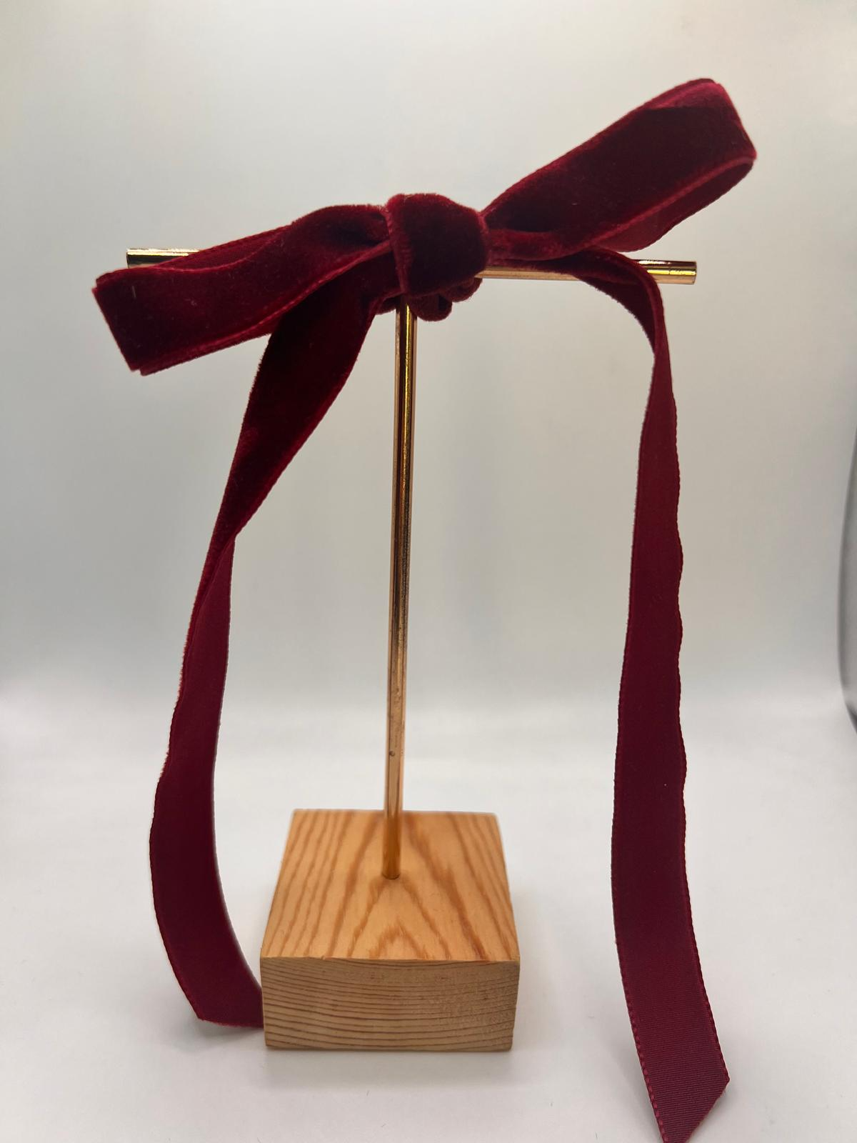 CUTE BOW - Wholesale Hair Tie - Kids - Velvet Bow4