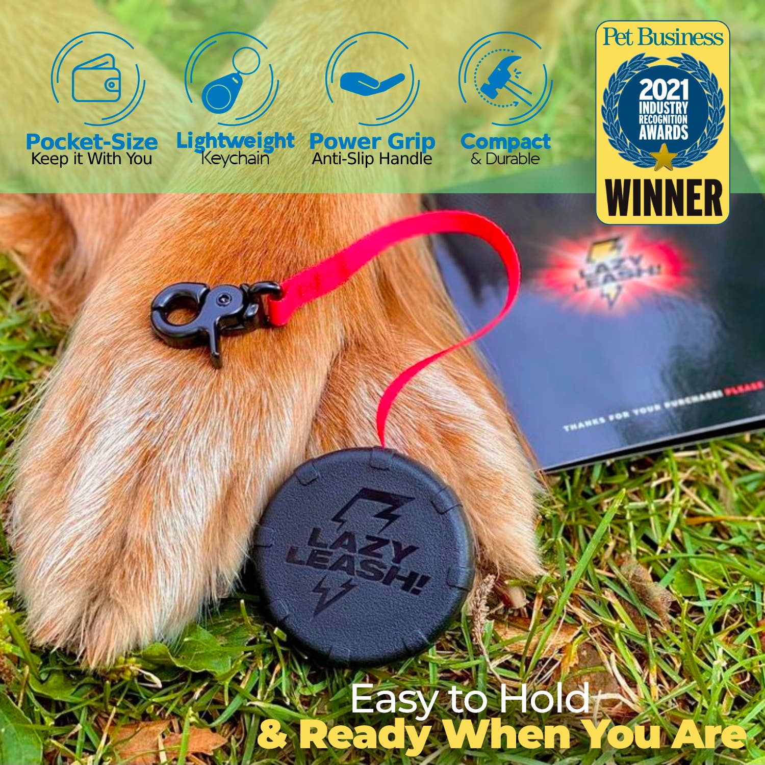 Lazy Leash! – Engroshandel Hundesnor - Hund – DOVEN SNOR! ⚡️ Mini Power Leash! 18pc Counter Skærmkasse7