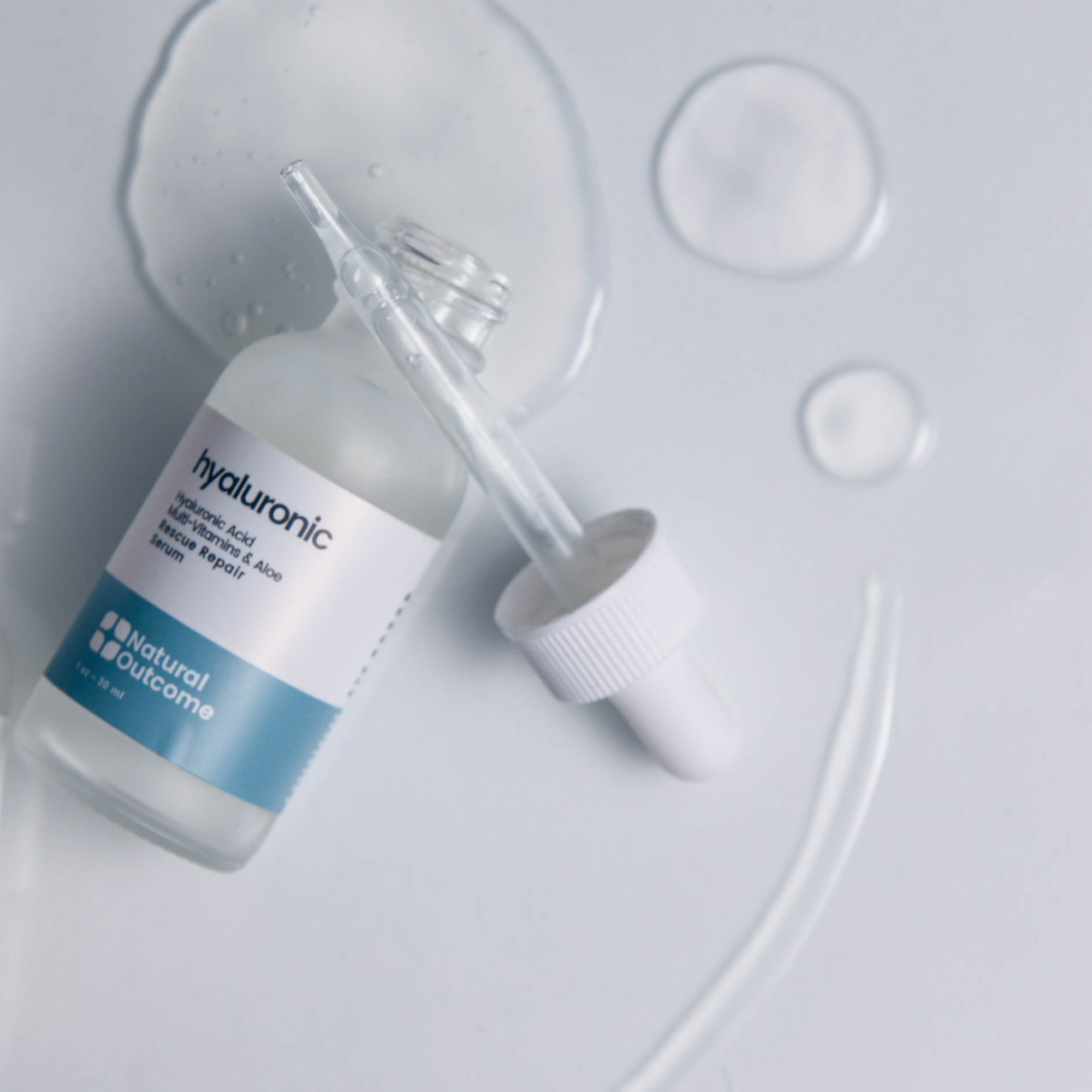 Natural Outcome Skincare - Wholesale Facial Serum/Concentrate - Hyaluronic Acid Facial Serum - Rescue Repair Face Serum2