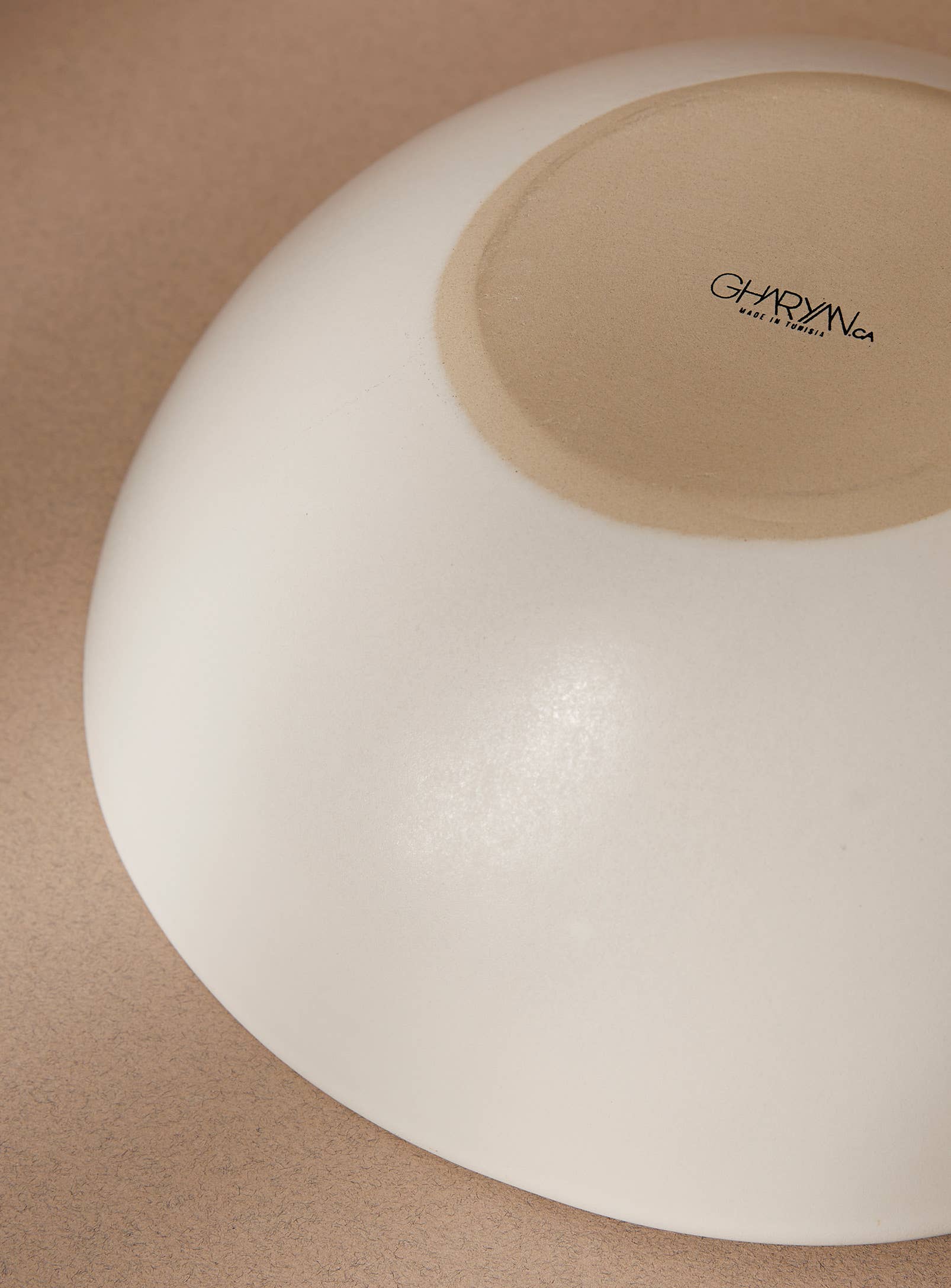 GHARYAN Stoneware & Olive Wood Tableware | Ships from USA - Vendita all'ingrosso Insalatiera - Ciotola da portata in gres fatta a mano | Dadasi 11,8"6