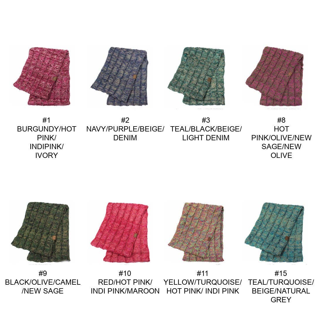 Truly Contagious – Engroshandel Tørklæde - Dame – C.C. Crafted multifarvet infinity tørklæde (SF-816)17