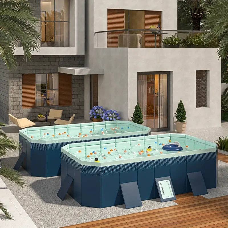 39F Inc. - Wholesale Inflatables - 3.0m PVC Folding Pool – Non-Inflatable, Summer Cooling 1