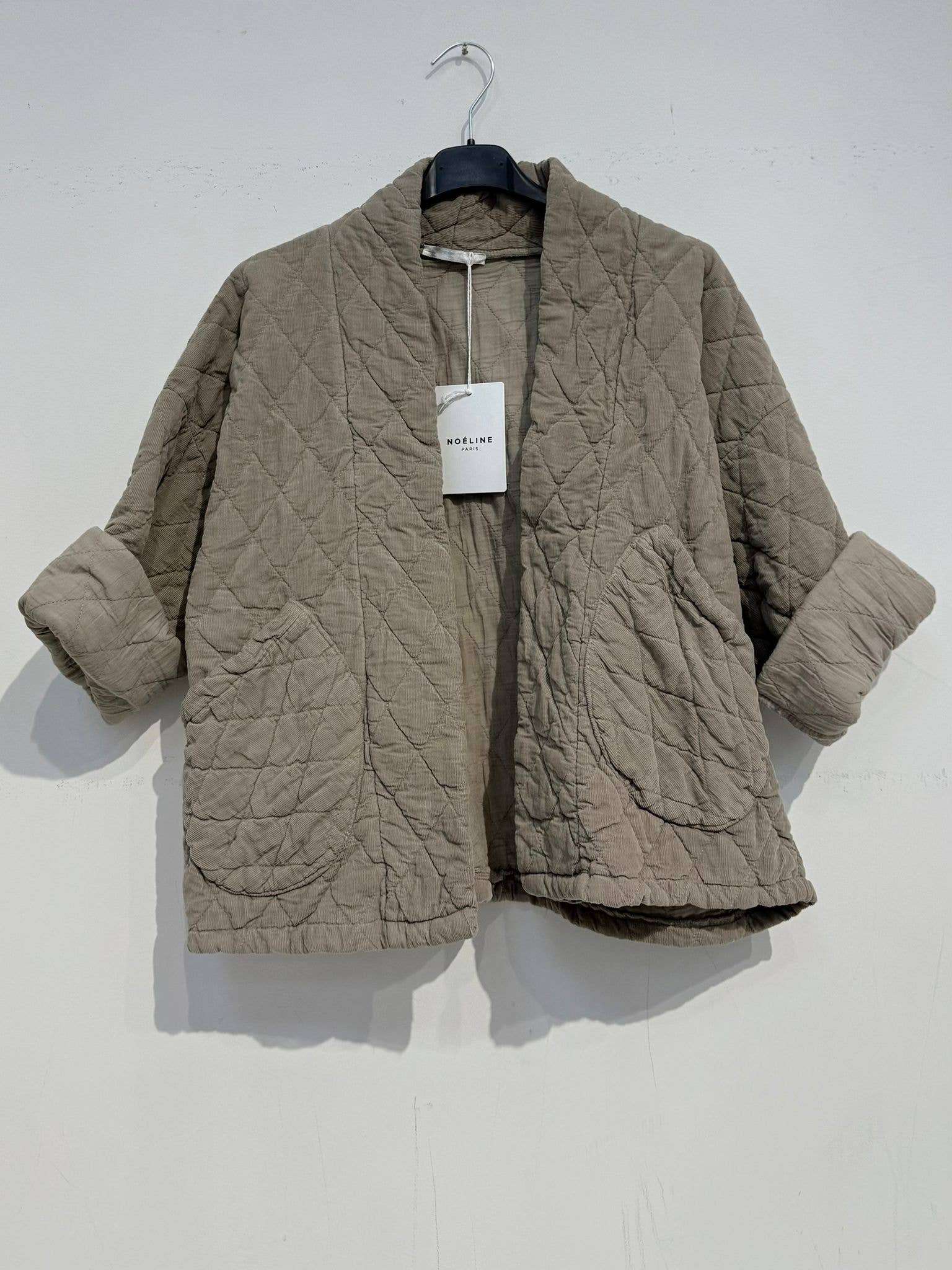 NOELINE - Wholesale Jacket - Women's - 2442-2 velvet quilted jacket7