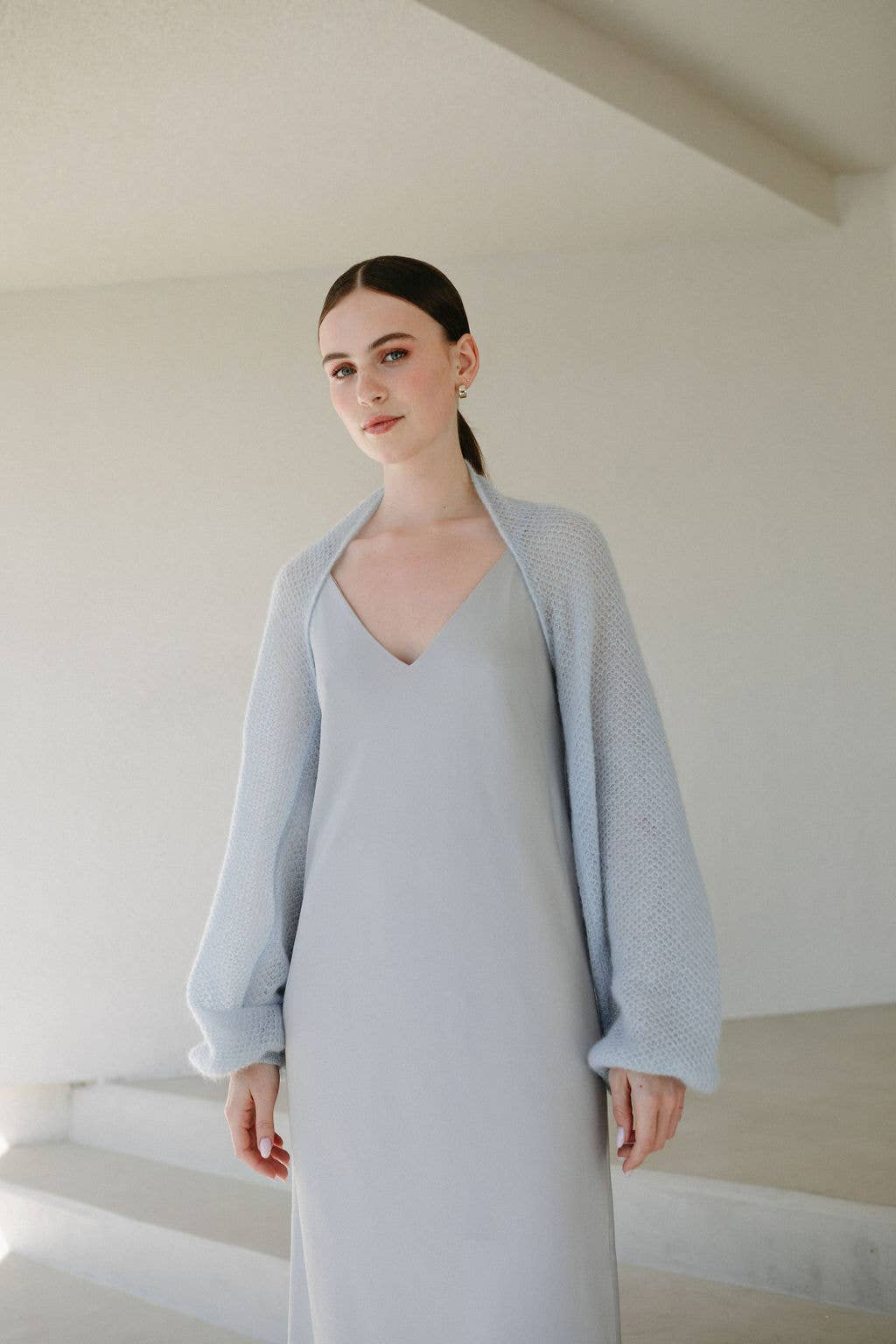 WOOL HOUSE – wholesale Wrap – Women's – Bridal Cover up Bolero Shawl / ELIZABETH6