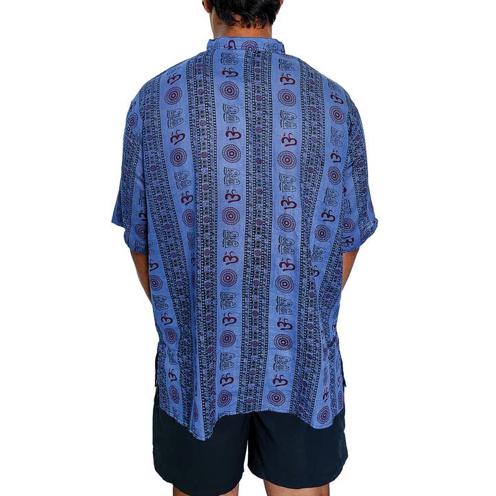 Yak & Yeti - Venta al por mayor Camisa con botones - Hombre - REBAJA Kurta Hombre Mantra Om