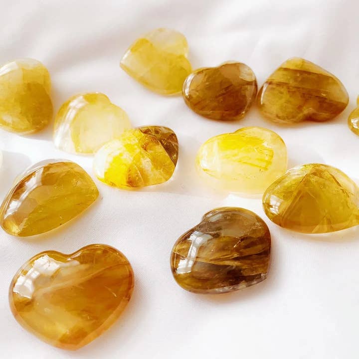 Golden Healer Heart for wholesale by CRISTALLI E STELLE