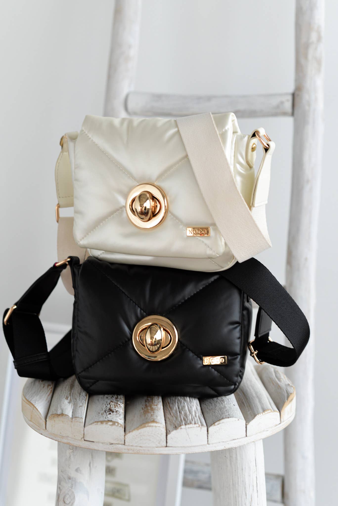 NOCO - Wholesale Crossbody Bag - Women's - PADDED BLACK CLOSURE CROSSBODY BAG5