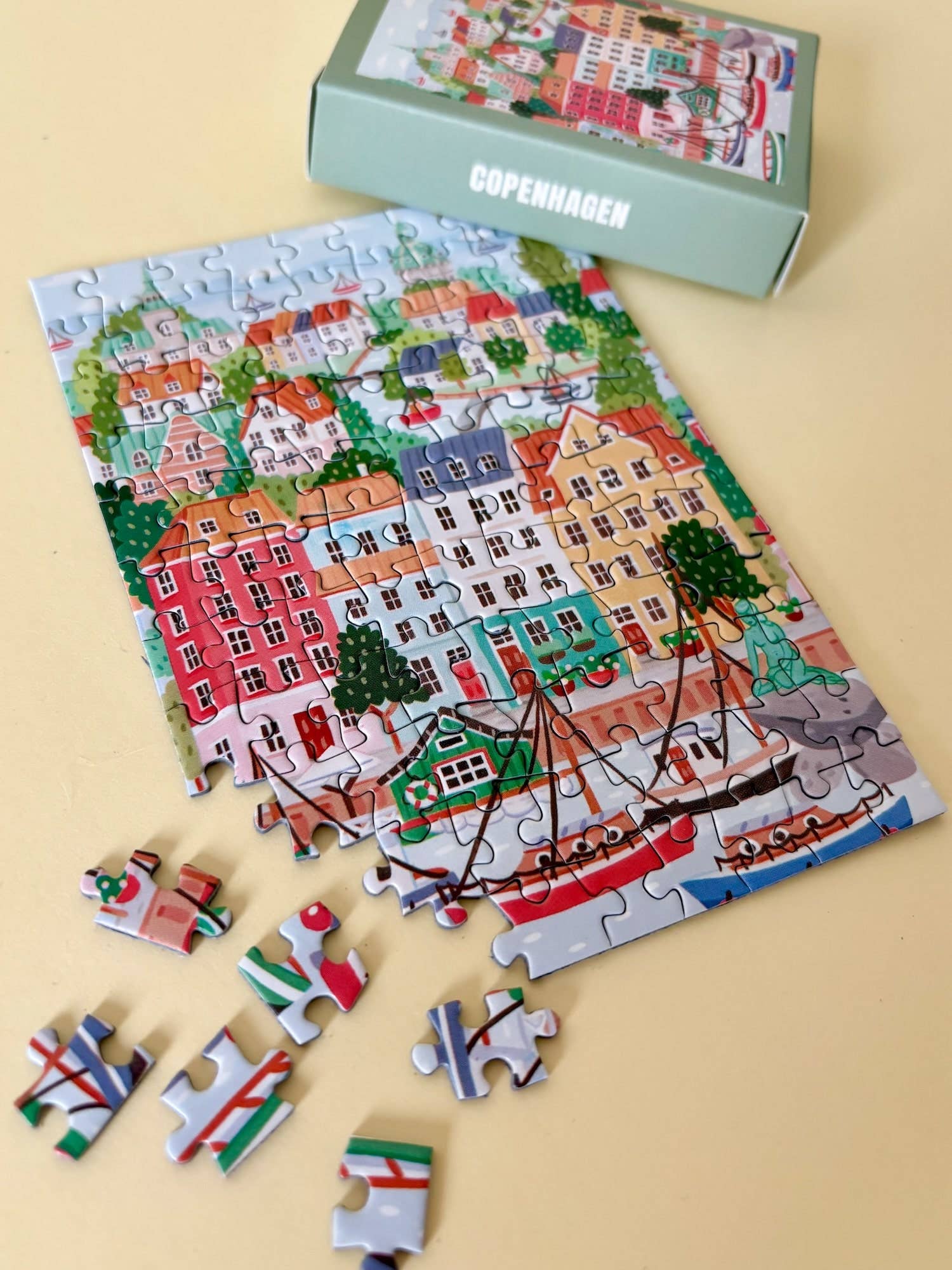 Piecely Puzzles - Vendita all'ingrosso Puzzle - Adulti - Mini puzzle Copenaghen, 99 pezzi2