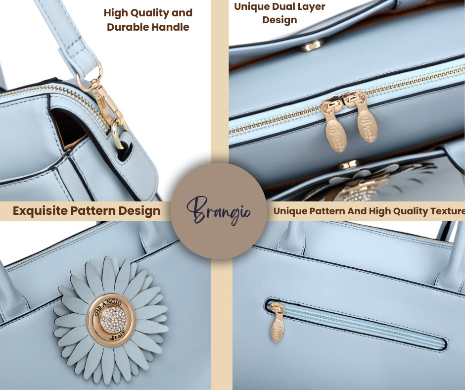 Brangio (Italy) Company Inc. – Großhandel Henkeltasche – Damen – Brangio Italien Bloom Grace Handtasche11