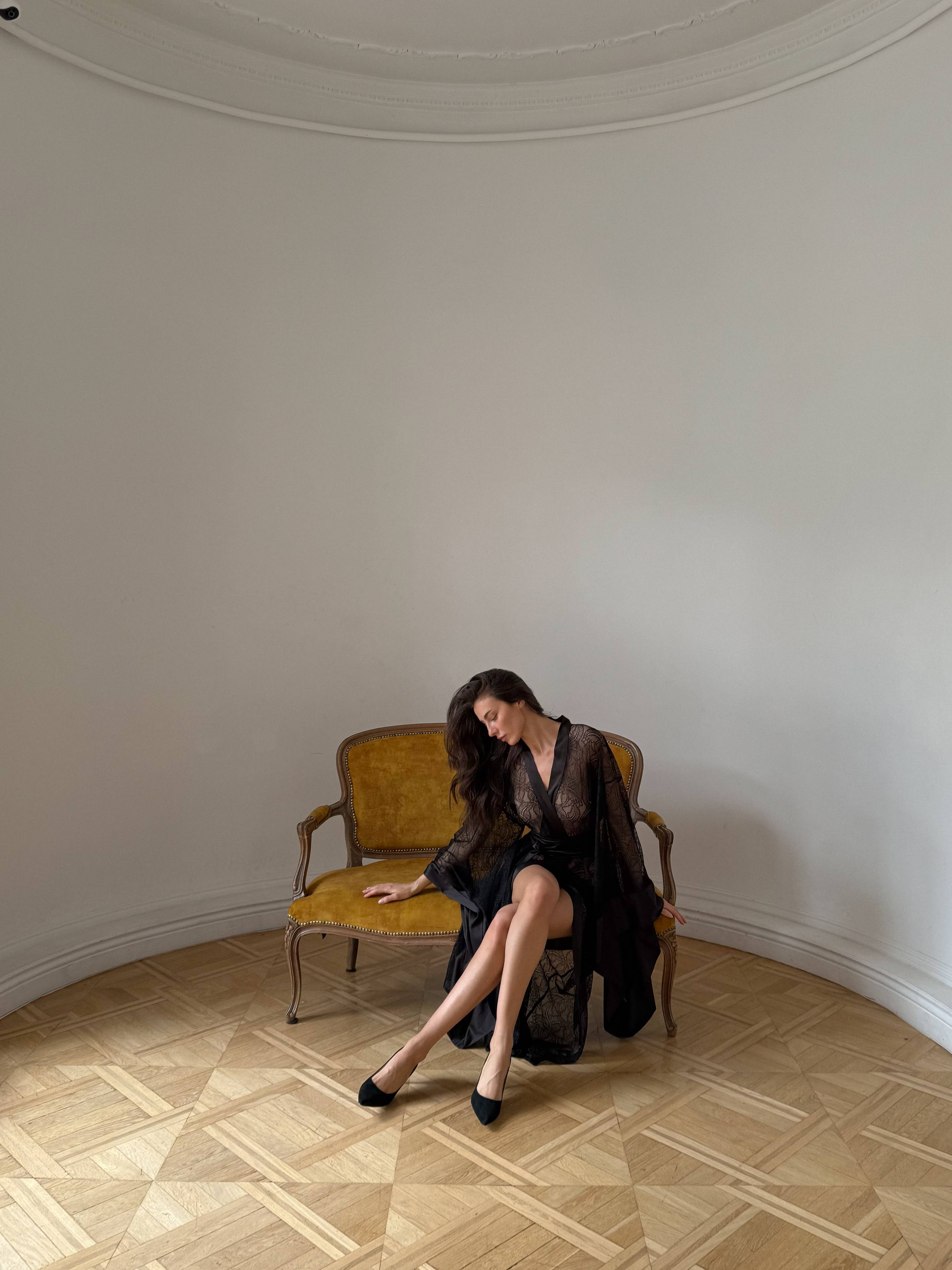 IDENTITY LINGERIE - Wholesale Robe - Women's - See Through Robe, See Through Lingerie, Sheer Robe10