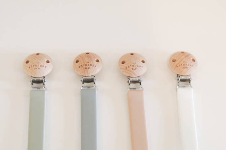 The Saturday Baby - Wholesale Pacifier Clip - Baby - Teether Pacifier Clip