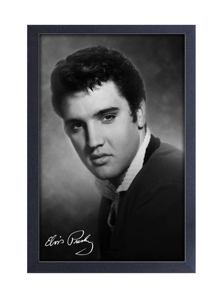 Elvis - Imprimé encadré Le Roi pour la vente par Pyramid America