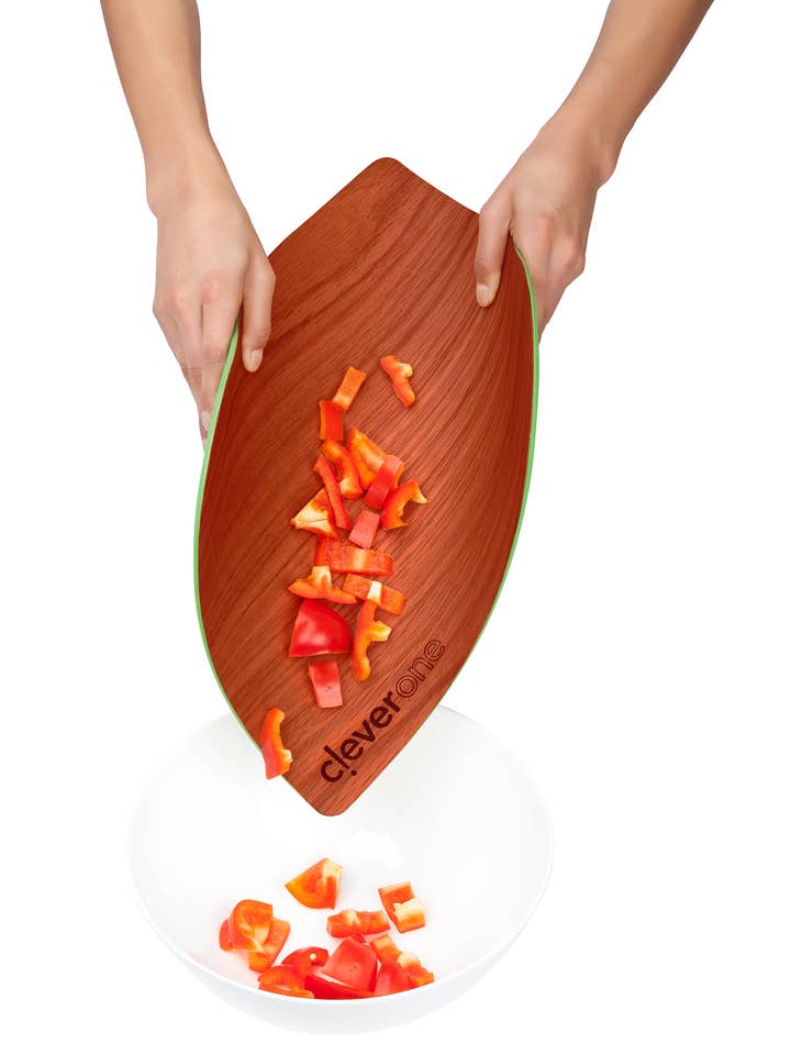 WoodNflex - Mahogany (flexible wood cutting board) for wholesale by CleverOne Brands